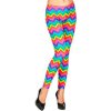 Dámske dúhové neónové legíny S/M
