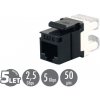 Keystone Solarix CAT6 UTP RJ45 čierny SXKJ-6-UTP-BK