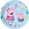 Papierové taniere prasiatko Peppa - Peppa Pig - 23 cm - 8 ks - GoDan