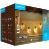 Modee Lighting LED vianočná reťaz 10 LED 1,35m 3xAA teplá biela vianočná guľa