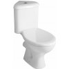 Aqualine CLIFTON Rohový WC kombi misa s nádržkou vrátane splachovacej súpravy, biela FS1PK
