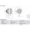 BOSCH Alternátor 0986046260