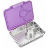 Yumbox Krabička na desiatu desiatový box nerezový Pret RVS 4 Lavande Purple