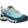 KEEN TARGHEE IV LOW WP JR reef waters/daiquiri green US 1 / EU 33,0 / UK 13 / 20 cm; Modrá obuv