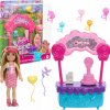 LALKA BARBIE CHELSEA STÁNOK S LÍZATKAMI sada s bábikou + príslušenstvo