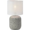 Markslöjd Montagna stolová lampa 1x40 W sivá-cementová 108861