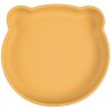 Martons silikonová miska s prísavkou BEAR Mustard