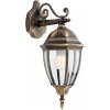 Redo | Redo 9605 - Vonkajšia nástenná lampa SEVILLA 1xE27/42W/230V IP44 zlatá/patina | UN1580