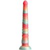 Ns Novelties Stacked 12 Inch Dildo (Red/Gold), fantasy dildo