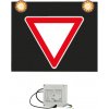 Značka s výstražným svetlom 230V, Daj prednosť v jazde