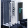 Polysan LUCIS LINE obdĺžniková sprchová zástena 1200x700mm L/P varianta DL1215DL3215
