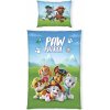 Obojstranné svietiace bavlnené obliečky PAW PATROL, 140/200+70/90