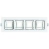 Sylvania 2021689 zápustné svietidlo Optix Recessed 4 Cells 3000K hliník DALI