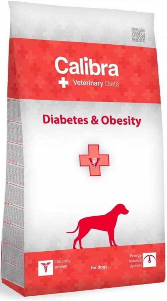 Calibra Vet Diet Dog Diabetes Obesity 12 kg
