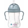 B.box hrnček so slamkou 240 ml modrá