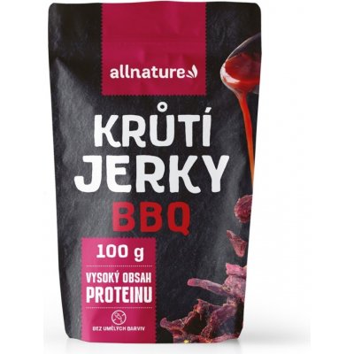 Allnature Turkey BBQ Jerky sušené mäso 100 g