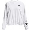 Dámska mikina Under Armour Woven Storm Graphic Crew - Dámska tkaná mikina Storm Graphic Crew od Under Armour, biela. - 3482805