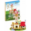 Drevené 3D puzzle Mlyn s domčekom