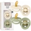 Bibs Colour anatomické cumlíky kaučuk 2ks Ivory Sage