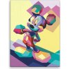 Maľovanie podľa čísel - Mickey Mouse vo farbách - 30x40 cm, plátno vypnuté na rám - výroba CZ