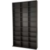 tectake 401704 regál christel 180x102x23,5cm - čierna