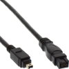 Kábel IEEE 1394b 9/4 1m FireWire, čierny