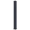 Stĺpik G21 pre plotové pole 10x169 cm s pätkou, antracitový