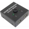 PremiumCord HDMI Switch 4K, FULL HD 1080p obojsmerným 2-1, alebo 1-2 8592220022860