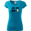 Je mi 60 pivo - Dámske tričko Pure - 3XL ( Svetlý tyrkys )