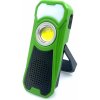 Tracon electric Akumulátorová ručná LED lampa s reproduktorom Bluetooth