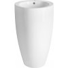 Stojace umývadlo okrúhle Aqualine 50 cm biele