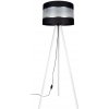 Belis | Stojacia lampa CORAL 1xE27/60W/230V biela/čierna/chróm | BE0815