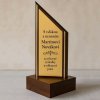 Drevená trofej s vlastným textom 17cm