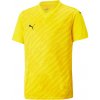 Detský futbalový dres Puma, TEAMULTIMATE JERSEY JR žltá,čierna 140