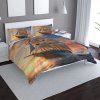 Sablio Saténové obliečky Plachetnice ve vlnách při východu slunce - 140x220 / 90x70