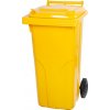 Nádoba MGB 120 lit., plast, žltá 1018, HDPE, popolnica na odpad