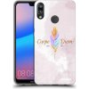 Picasee silikónový čierny obal pre Huawei P20 Lite - Užívaj dňa