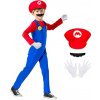 FunCo Detský kostým Super Mario Mario 122-134 L