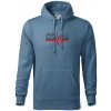 Cycling ekg Mikina pánska Cape s kapucňou Denim