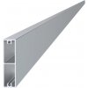 Hliníková plotová lamela 60x16 mm, tvar obdĺžnik 3m +/- 5mm (AL-PV1-3)