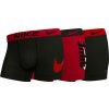 Pánske boxerky Nike, TRUNK 3PK Čierna,Červená M