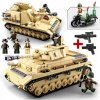 KLOCKI NEMECKÝ TANK PZKPFW IV / NASHORN 2V1 WWII GERMAN WOJSKO+LEGO ZBRAŇ