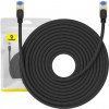 Opletený sieťový kábel Cat 7 Baseus Ethernet RJ45, 10 Gb/s, 20 m (čierny)