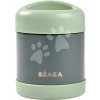 Termoska so širokým otvorom Stainless Steel Portion Beaba Mineral Grey Sage Green 300 ml z nehrdzavejúcej ocele zelená