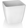 Flower Lover Obal na kvetináč Quadrato Easy biela, 24 cm