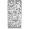 Vymalujsisam.sk Bodkovanie - Farebná gitara Farba: Červená, Veľkosť: 40x80cm, Rám: Na plastovej doske