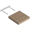DOMAX Polica samonosná dub sonoma 250x250 mm FS25/25
