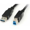 PremiumCord Kabel USB 3.0, A-B, 9pin, 1m ku3ab1bk