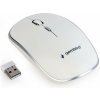 Myš GEMBIRD MUSW-4B-01-W, biela, bezdrôtová, USB nano receiver MUSW-4B-01-W