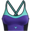 Dámska športová podprsenka s výstužou Under Armour PJT RCK LETS GO LL INFTY BRA W fialová 1380191-523 - M